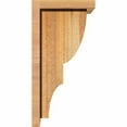 thumbnail image 3 of 8"W x 8"D x 16"H Ridgewood Rough Sawn Corbel w/Backplate, Western Red Cedar, 3 of 9