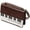 Brown B, variant on Vintage Piano Pattern Crossbody Bag, PU Leather Shoulder Purse for Women, 8.27*5.91inch
