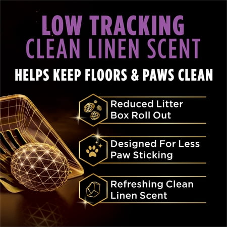 PURINA TIDY CATS PERFORMANCE PLUS TIDY FEET LOW TRACKING CAT LITTER, CLEAN LINEN SCENT, 35 LB PAIL