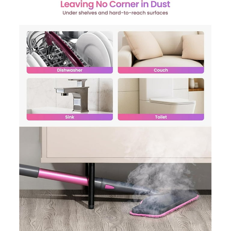 Free Shipping! Schenley Steam Mop with Detachable Handheld Steamer