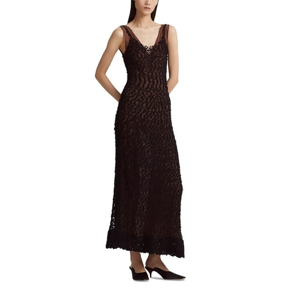 Altuzarra BLACK Women's Rivette Lace Maxi Dress, US Medium