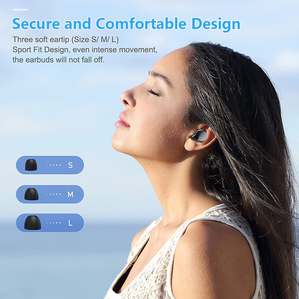 Wireless Bluetooth Earbud, Bluetooth Headset with 140 Hours Playtime, In-Ear  Headphone Earpiece with Noise Cancellation Mic, Hands-Free Earphones for  iPhone and Android, I6193 