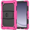 thumbnail image 4 of FJLBDE Case for Samsung Galaxy Tab A11+/A11 Plus 11 inch 2025, Rugged Shockproof Tablet Cases Cover with Kickstand Shoulder Strap, Rose, 4 of 7