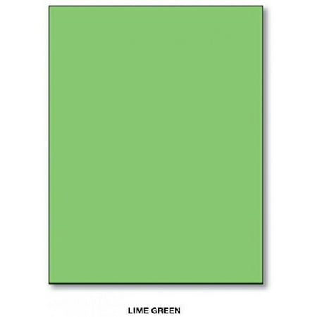 Mohawk BriteHue Bright Color Paper | Lime Green | 24lb Bond / 60lb Text Paper | 8.5" x 11" (Letter Size) | 100 Sheets Per Pack