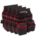 thumbnail image 1 of Cinturón de Herramientas StorProRed 4 pzas 5 Bolsillos 2 Asas Poliéster Negro/Rojo VentDepot MXORR-004, 1 of 3