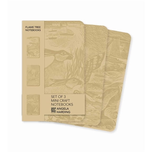 Mini Craft Notebook Collections Angela Harding Set of 3 Mini Craft Notebooks, (Hardcover)