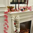 thumbnail image 5 of Moocorvic 6.56ft Red Berry Christmas Garland, Artificial Garland Christmas Fireplace Decoration Indoor Outdoor Winter Holiday New Year Decor, 5 of 7