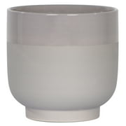 Mainstays 6in Ivo Ceramic Planter, Gray