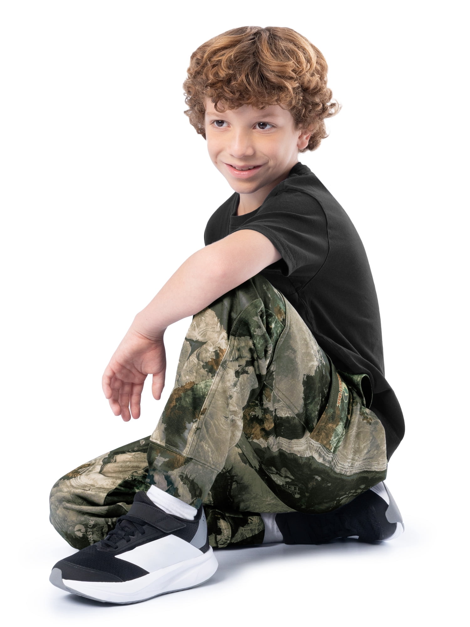 Mossy Oak Youth Cargo Jogger Pants, Sizes XS-XL