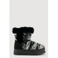thumbnail image 2 of Women's Faux Fur Lined Button Loop Platform Booties, 2 of 3