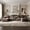 145.7inch-Coffee, variant on ChenyueFurn 145.7" Velvet U-Shaped Sectional, 3-Piece Sofa Set with Chaise & Cup Holders,Gray
