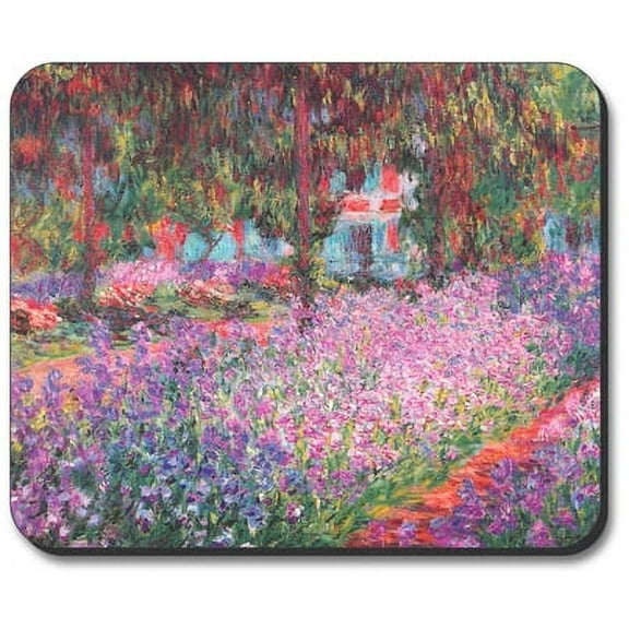 Art Plates Mouse Pad - Monet: The Artist's Garden