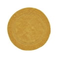 thumbnail image 6 of Better Trends Round Bath Mat 30" Diameter Elegant Reversible Bath Rug, Extra Soft Cotton for Ultimate Comfort, Absorbent, Ideal for Half Baths and Powder Rooms, (Yellow) Lux Collection, 6 of 6