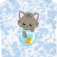 thumbnail image 4 of Inktastic Cute Cat, Little Cat, Kitty, Kitten, Fish Bowl Girls Toddler T-Shirt, 4 of 5