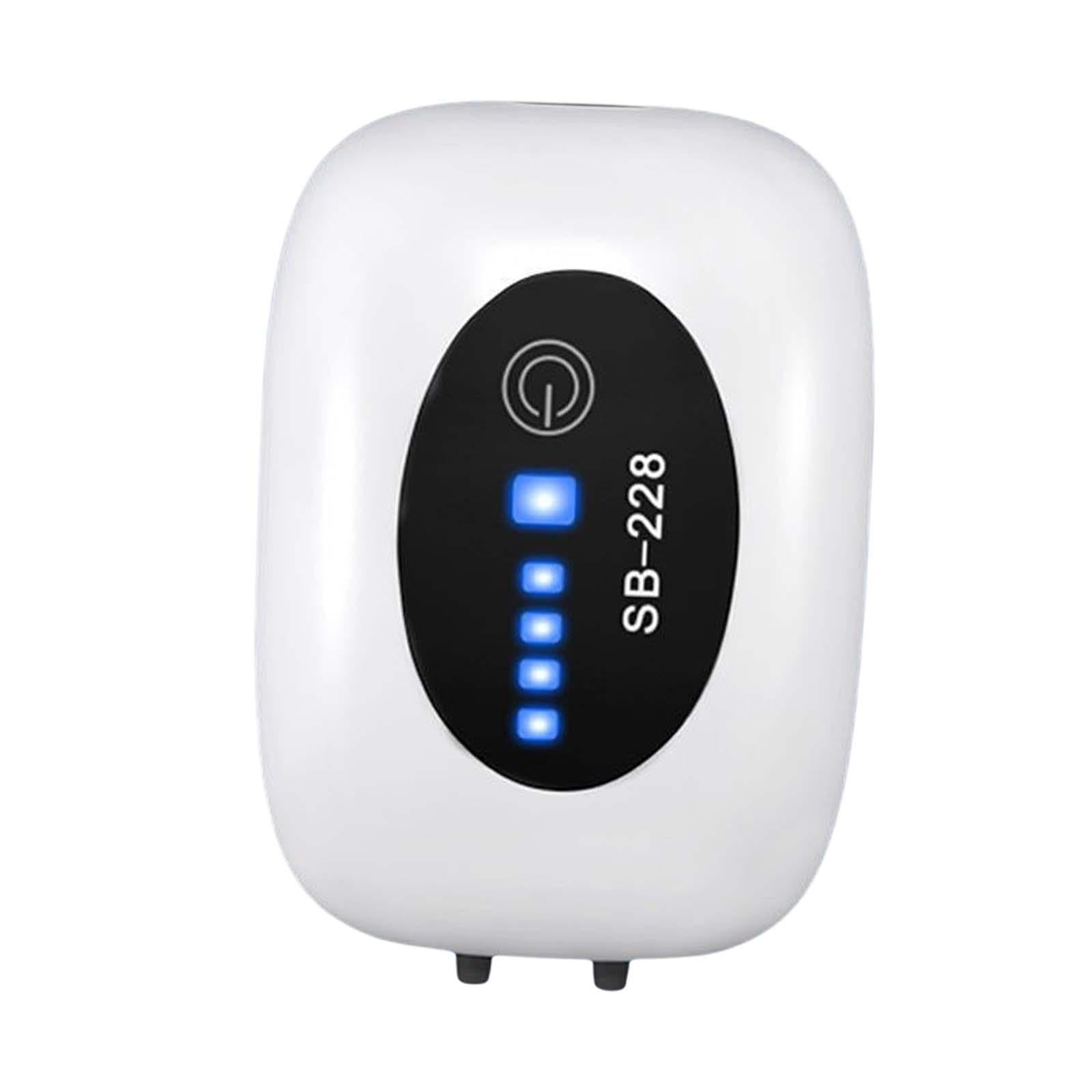 Aquarium Air Pump USB, Quiet Aerator for Fish Tank, Portable Bubbling Compact, Aquarium Fish tank Pump for Freshwater, Fishing Breeder Box Double Hole