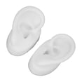 thumbnail image 1 of Silicone Ear Model, 1 Pair  Left Right Soft Human Ear Model Flexible Reusable Multifunctional Portable  Ear  Practice for Jewelry Earring Display, 1 of 8