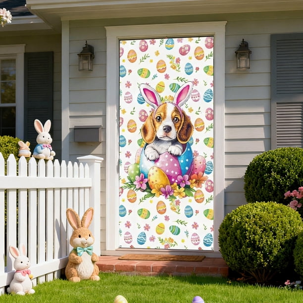 Decoraciones para Fiestas de Pascua con Cortinas de Puerta
