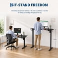 Electric Height Adjustable Standing Desk Home Office Computer ...