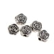 thumbnail image 5 of 50Pcs Decoración de Joyas Rose Spacer Beads Aleación Decorativas Plata Antigua, 5 of 8