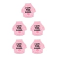 thumbnail image 1 of Ropa Camisa Beso Patrón Methold Disfraces Abrigo Chaqueta Accesorios para Perro Pequeño Chihuahua Bulldog Rosa M, 1 of 6
