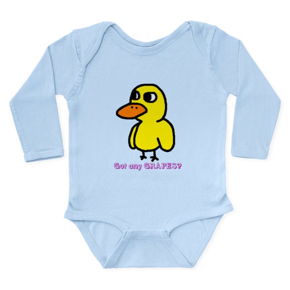 CafePress - Duck (Strait Forward) 6 Body Suit - Long Sleeve Infant Bodysuit