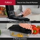 thumbnail image 2 of Picador de Verduras Fullstar Negro 8 en 1 con Espiralizador y Contenedor, 2 of 7