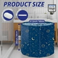 thumbnail image 2 of Portable Bathtub for Adults, Easy to Assemble Collapsible Bathtub （31.5"L x 26"）, Suitable for Travel, Camping and Outdoor Activities (Star, L), 2 of 9