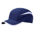 thumbnail image 3 of Two-Tone Quick-Dry Baseball Cap, Adjustable Outdoor Sun Hat for Sports Running, Hiking, and Cycling, Breathable Unisex Sport Hat for Men and Women Navy, 3 of 5