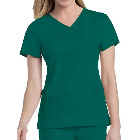 Urbane by Landau Women's Sophie Crossover Tunic Scrub Top, Style 9577