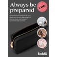 thumbnail image 4 of Makeup Bag Travel Cosmetics Pouch and Toiletry Bag, Nylon Zipper Pouch Purse, Cute Make Up Organizer Storage Tote for Women Girls, Waterproof Travel Skincare Case, Small Makeup Bags, Black, 4 of 4