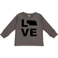thumbnail image 3 of Inktastic Love Nebraska Boys or Girls Long Sleeve Toddler T-Shirt, 3 of 5