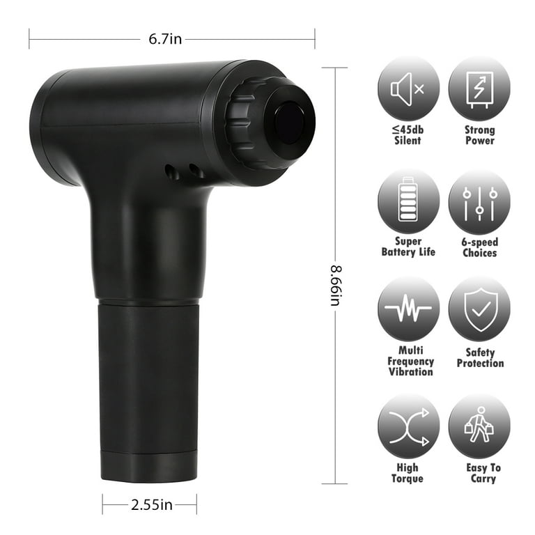 Workout Recover Handheld Percussion Deep Tissue Massage Gun in