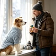 thumbnail image 5 of Dog Sweater Pajamas for Small Medium Dogs, Cute Turtleneck Winter Clothes for Girl or Boy, Warm Puppy Onesie Outfit for Chihuahua, Yorkie, and Christmas, 5 of 6