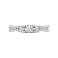 thumbnail image 2 of Diamond Princess 10kt White Gold Round Diamond 3-stone Bridal Wedding Engagement Ring 1/3 Cttw, 2 of 4