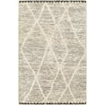 thumbnail image 2 of Hauteloom Dhruv Wool Living Room, Bedroom Area Rug - Bohemian, Transitional - High Pile - Bone, Taupe, Cloud Gray - 9' x 12', 2 of 10