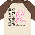 thumbnail image 4 of Inktastic Breast Cancer Awareness- Fight, care, cure Boys or Girls Long Sleeve Baby Bodysuit, 4 of 5