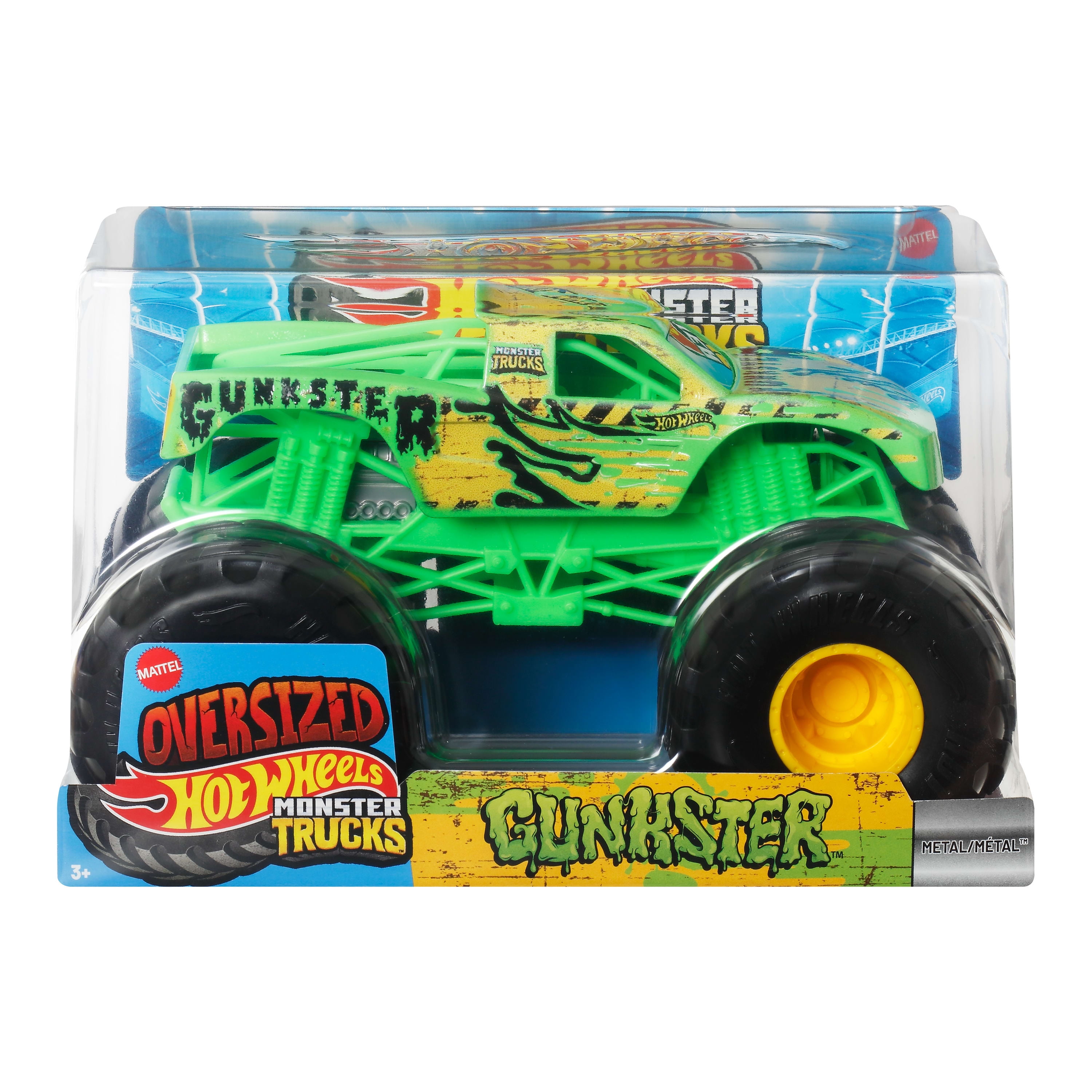 Hot Wheels Monster Trucks, Oversized Monster Truck in 1:24 Scale