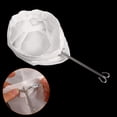 thumbnail image 5 of 2pcs Mesh Strainer Bag, Cloth Mesh Filter Bags with Reinforced Frame, Nut Milk Bags for Coffee Juice Small Size, 5 of 6
