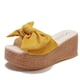 thumbnail image 2 of 7cm o 9cm, zapatillas de verano con cuña para mujer, apliques de plataforma, sandalias antideslizantes para playa con lazo para mujer, zapatos zuecos, toboganes para mujer 36 Gao Jinjia LED, 2 of 2