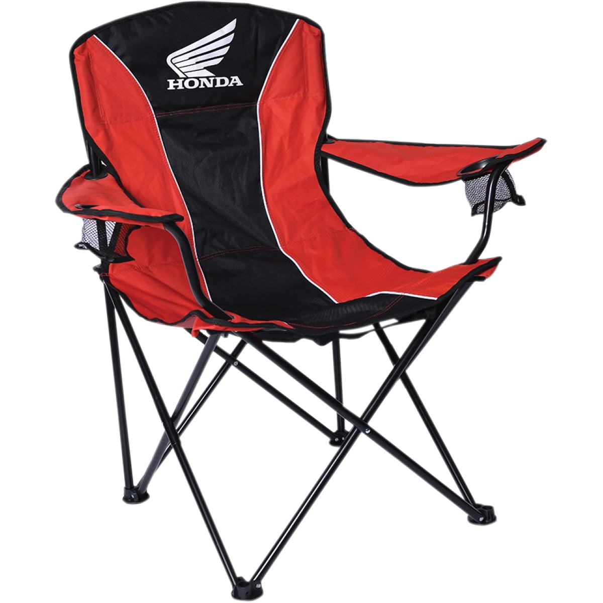 red camping chairs