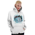 thumbnail image 4 of Betty Boop Paint Splatter Artistic Hoodie Sweatshirt Women Brisco Brands M, 4 of 6
