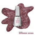 thumbnail image 3 of Salon Perfect One Step Gel, Shimmer Down, Pink Glitter Nail Polish, 0.5 fl oz, 3 of 8