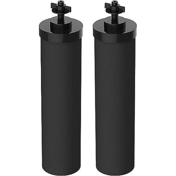 Filtre à Eau Certifié NSF/ANSI 42&372, Remplacement pour Berkey® BB9-2® Éléments de Purification Noirs et Système de Filtre Gravité Berkey®, Lot de 2