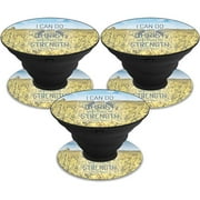MightySkins POSOCK-Through Christ Skin Decal Wrap for Sticker, Through Christ - Pack of 3