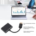 thumbnail image 3 of PC  Connector, Multiple Resolutions Output Anti Interference Dual HD Multimedia Interface Adapter High Definition Conversion  for Desktops, 3 of 8