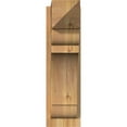 thumbnail image 2 of Ekena Millwork 8"W x 20"D x 28"H Olympic Rough Sawn Arts and Crafts Outlooker, Western Red Cedar, 2 of 4