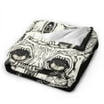 thumbnail image 3 of XMXY Fleece Throw Blanket for Couch, Horror Skull Hands Brain Lightweight Plush Fuzzy Cozy Soft Bed Blankets and Throws for Sofa, 40"x30" inches, 3 of 8