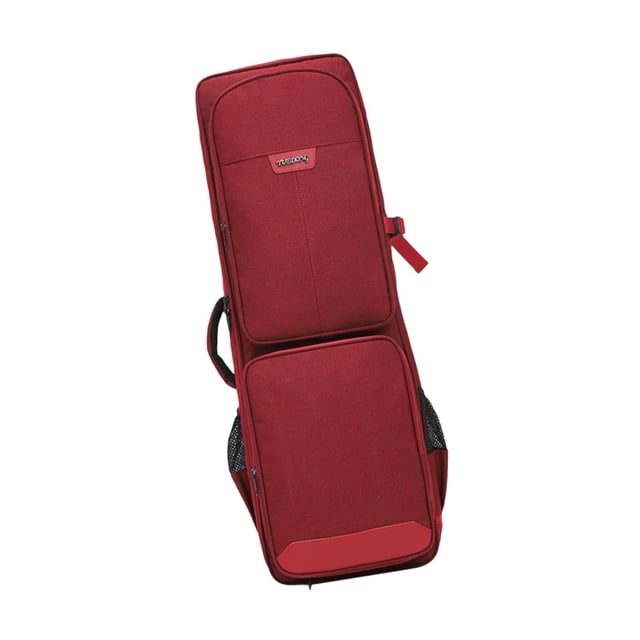 Milaget Sacoche pour Saxophone, Support de Sac à Main Léger, Étui Portable pour Clarinette, Sac pour Flûte Droite, Instruments Rouge