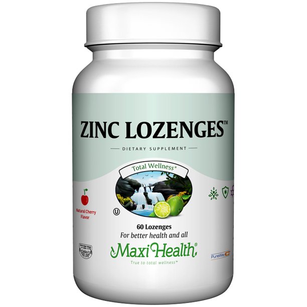 Maxi Health Kosher Zinc Lozenges 10 Mg Berry Flavor 60 Lozenges