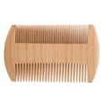 thumbnail image 2 of Lice Removal Comb, Beech Fine Teeth Styling Tool Mustache Comb Ergonomic  For Grooming For Home Travel, 2 of 8